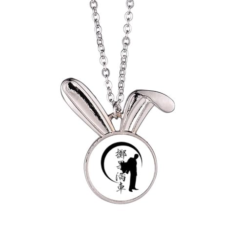 no/no Hübsche Herren-Halskette mit japanischem Hasen-Anhänger, Hase, Tierschmuck, Geschenk no/no Hübsche Herren-Halskette mit japanischem Hasen-Anhänger, Hase, Tierschmuck, Geschenk von no/no