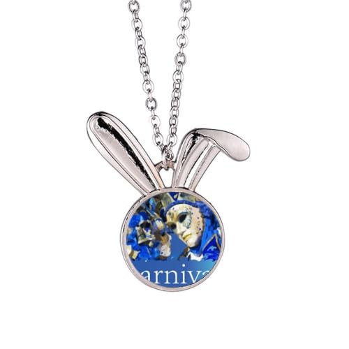 no/no Karnevals-Halskette mit Hasen-Anhänger für Männer und Frauen no/no Karnevals-Halskette mit Hasen-Anhänger für Männer und Frauen von no/no