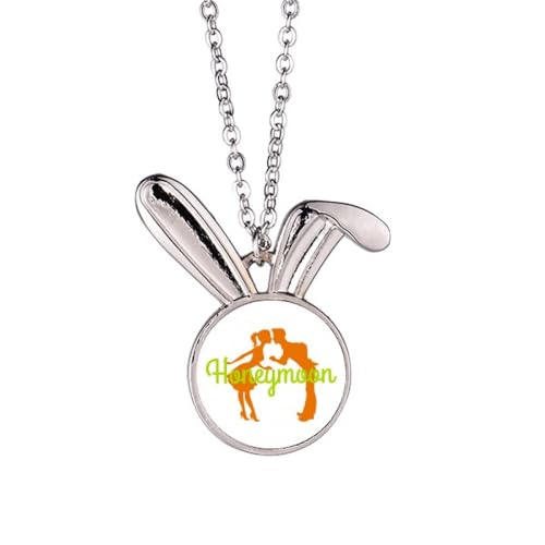 no/no Küssende intime Halskette für Männer und Frauen mit Hasen-Anhänger, Hase, Tierschmuck, Geschenk no/no Küssende intime Halskette für Männer und Frauen mit Hasen-Anhänger, Hase, Tierschmuck, Geschenk von no/no
