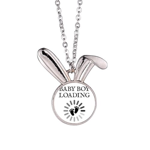 no/no Loading Infant Boys Art Deco Fashion Rabbit Necklace Pendant Bunny Animal Jewelry Gift von no/no