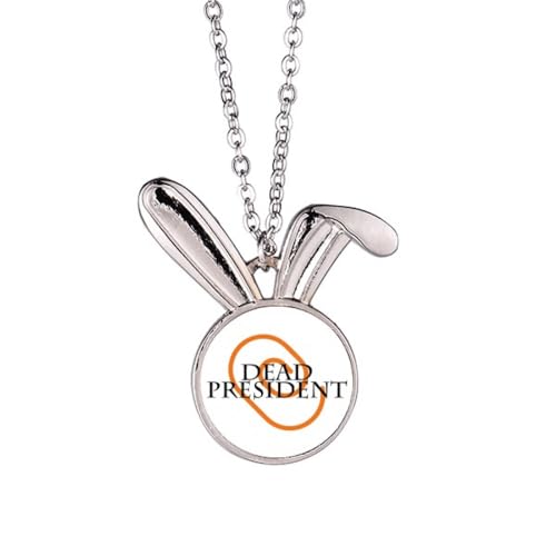 no/no Presidential My Art Deco Halskette mit Hasen-Anhänger, Hase, Tierschmuck, Geschenk von no/no