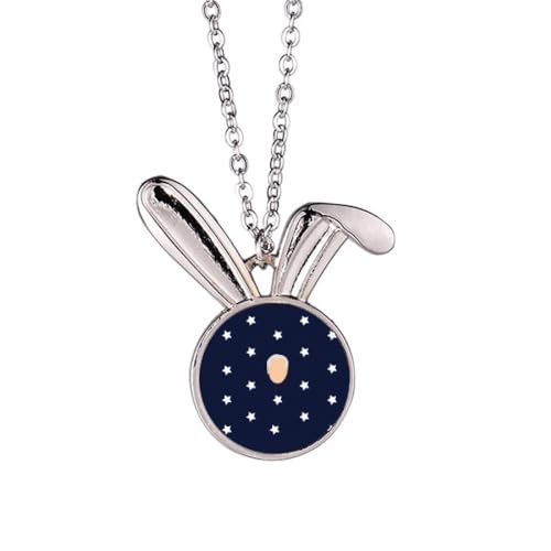no/no amepresident person biden blaue sterne hase halskette anhänger hase tier schmuck geschenk von no/no