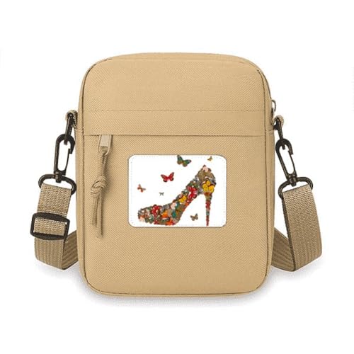 und High Heel Schuhe Crossbody Tasche Handy Geldbörsen Handtasche Schulter Mini Tasche und High Heel Schuhe Crossbody Tasche Handy Geldbörsen Handtasche Schulter Mini Tasche von no/no