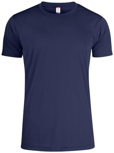 Atmungsaktives Herren T-Shirt für Fitness, Sport u. Freizeit, UV50 Sonnenschutz, 100% Polyester, Männer Sportshirt aus umweltfreundlichem Spin-Dye-Stoff, versch. Farben, Größen XS-3XL von noTrash2003