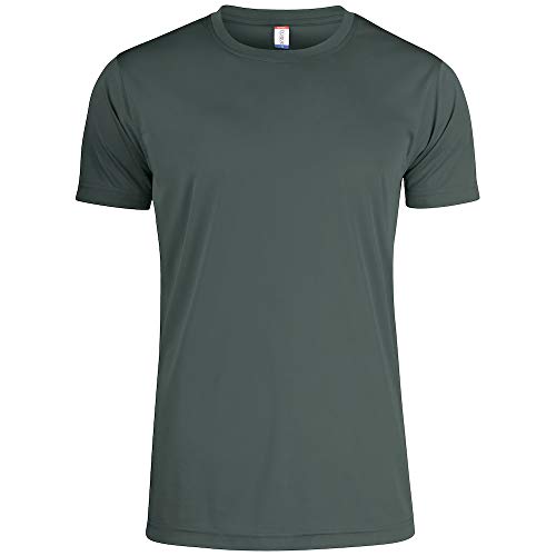 Atmungsaktives Herren T-Shirt für Fitness, Sport u. Freizeit, UV50 Sonnenschutz, 100% Polyester, Männer Sportshirt aus umweltfreundlichem Spin-Dye-Stoff, versch. Farben, Größen XS-3XL von noTrash2003