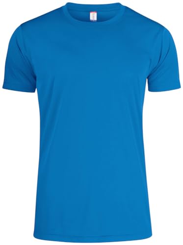 Atmungsaktives Herren T-Shirt für Fitness, Sport u. Freizeit, UV50 Sonnenschutz, 100% Polyester, Männer Sportshirt aus umweltfreundlichem Spin-Dye-Stoff, versch. Farben, Größen XS-3XL von noTrash2003
