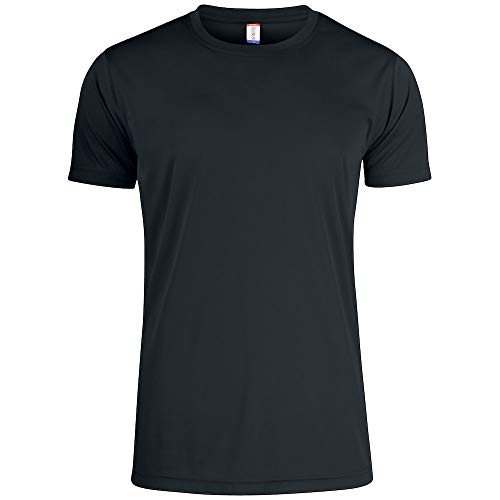 Atmungsaktives Herren T-Shirt für Fitness, Sport u. Freizeit, UV50 Sonnenschutz, 100% Polyester, Männer Sportshirt aus umweltfreundlichem Spin-Dye-Stoff, versch. Farben, Größen XS-3XL von noTrash2003