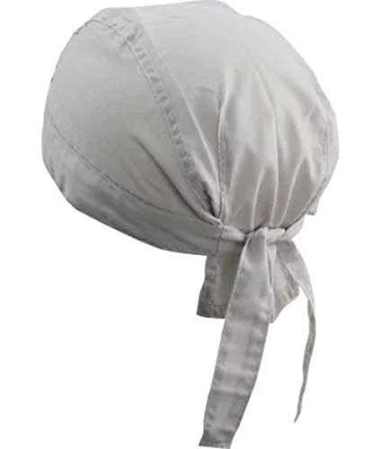 noTrash2003 Design Bandana Cap Mütze Kopftuch für Sport und Freizeit (Light Grey) von noTrash2003