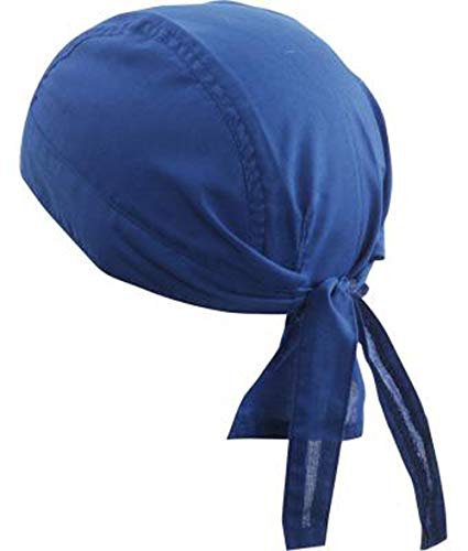 noTrash2003 Design Bandana Cap Mütze Kopftuch Bikertuch in 20 Farben für Sport und Freizeit (Royal) von noTrash2003