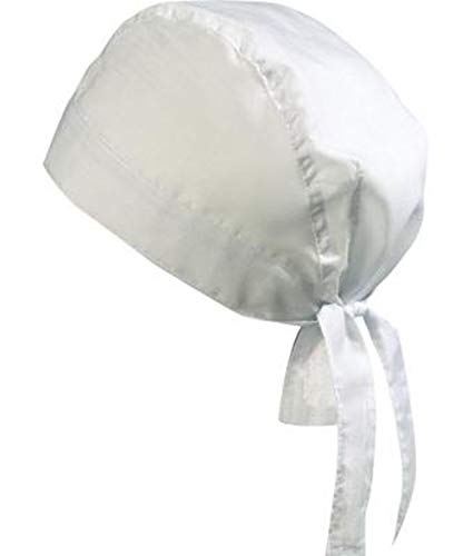 noTrash2003 Design Bandana Cap Mütze Kopftuch Bikertuch in 20 Farben für Sport und Freizeit (White) von noTrash2003