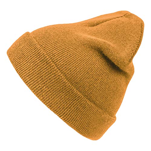 noTrash2003 Warme Doppelstrickmütze Beanie mit Umschlag Soft Acryl - Reach Zertifiziert Beanie-Hat Wintermütze Damenmütze Herrenmütze von noTrash2003