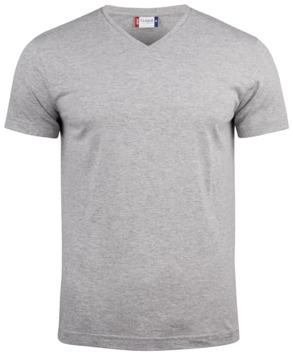 noTrash2003 Herren V-Neck Kurzarm T-Shirt Clique Basic by Kurzärmelig Enger Passform Nackenband hinten Kragenbündchen mit Elastan, 145 g/qm, Oeko-Tex Zertifiziert von noTrash2003
