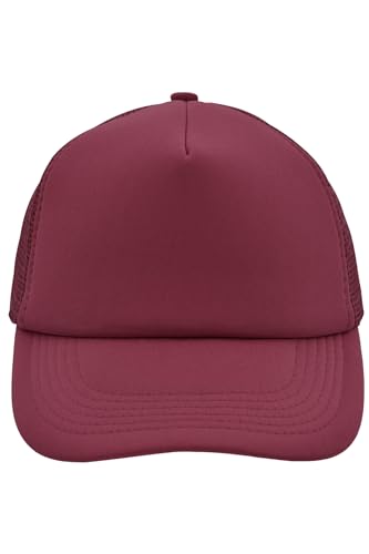 noTrash2003 Trucker Mesh Baseball Cap Truckerhat Unisex Einheitsgrösse und Kindermodelle Basecap Baseball-Hat 30 Farben Einfarbig Zweifarbig Polyester Baumwolle (Burgund) von noTrash2003