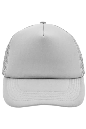 noTrash2003 Trucker Mesh Baseball Cap Truckerhat Unisex Einheitsgrösse und Kindermodelle Basecap Baseball-Hat 30 Farben Einfarbig Zweifarbig Polyester Baumwolle (Hellgrau) von noTrash2003