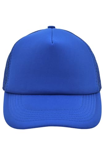 noTrash2003 Trucker Mesh Baseball Cap Truckerhat Unisex Einheitsgrösse und Kindermodelle Basecap Baseball-Hat 30 Farben Einfarbig Zweifarbig Polyester Baumwolle (Royalblau) von noTrash2003