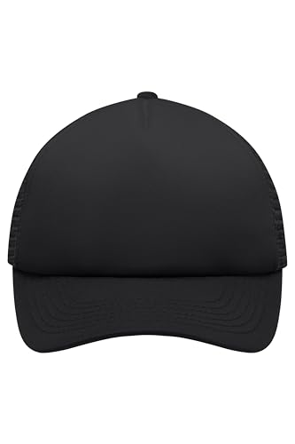 noTrash2003 Trucker Mesh Baseball Cap Truckerhat Unisex Einheitsgrösse und Kindermodelle Basecap Baseball-Hat 30 Farben Einfarbig Zweifarbig Polyester Baumwolle (Schwarz-Schwarz) - Kids von noTrash2003