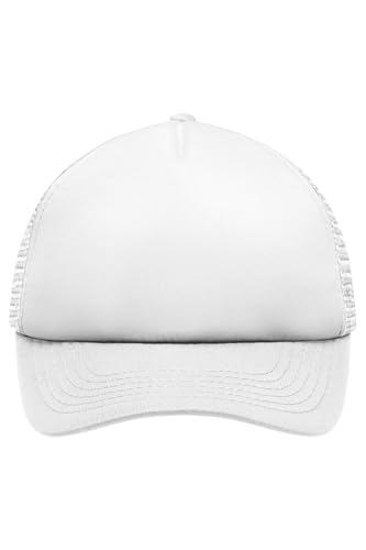 noTrash2003 Trucker Mesh Baseball Cap Truckerhat Unisex Einheitsgrösse und Kindermodelle Basecap Baseball-Hat 30 Farben Einfarbig Zweifarbig Polyester Baumwolle (Weiß-Weiß) - Kids von noTrash2003