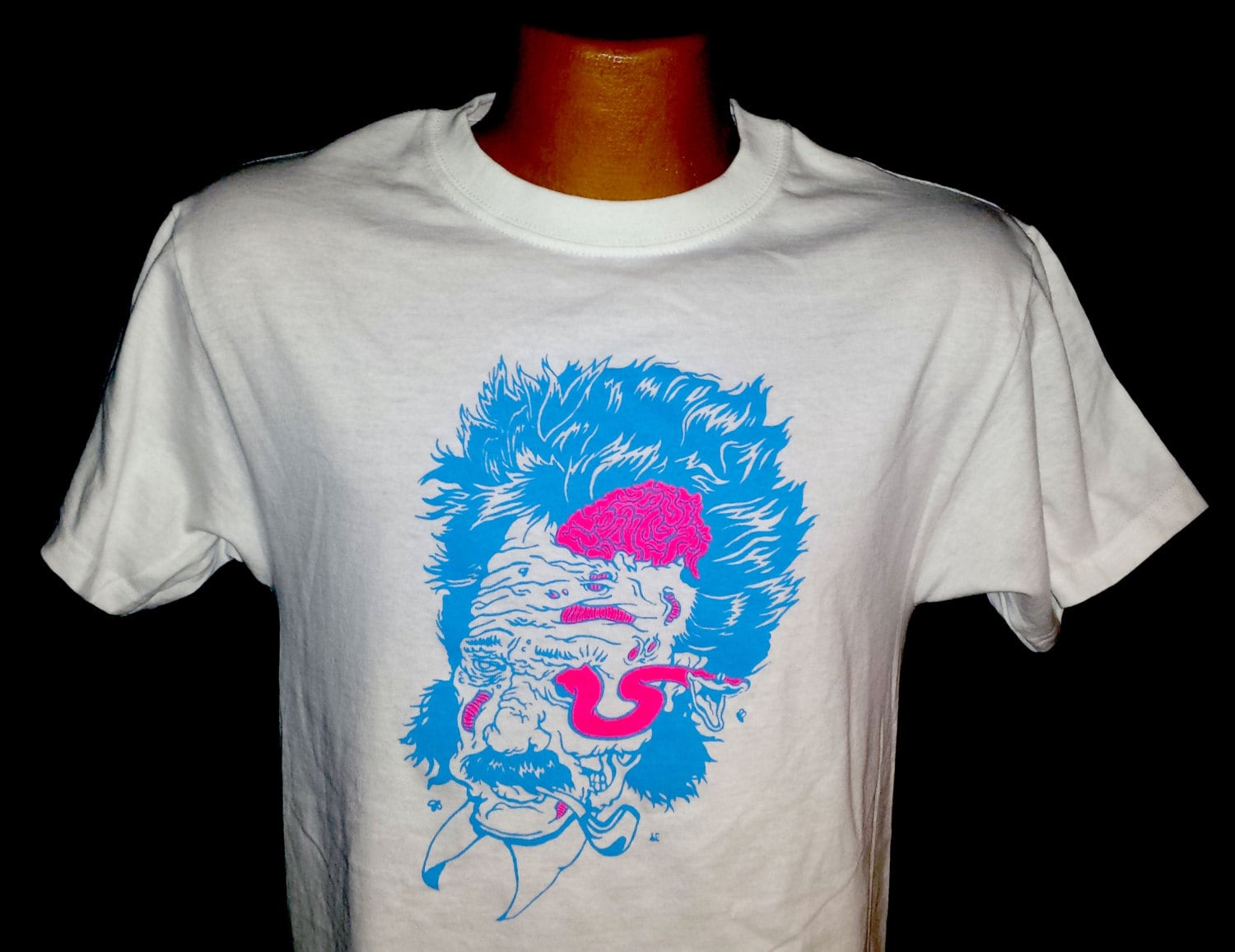 Zombie-Albert Einstein Langarmshirt Blau Und Neon Pink Ink | Alle Größen Zombie-Albert Einstein Langarmshirt Blau Und Neon Pink Ink | Alle Größen von nodemo