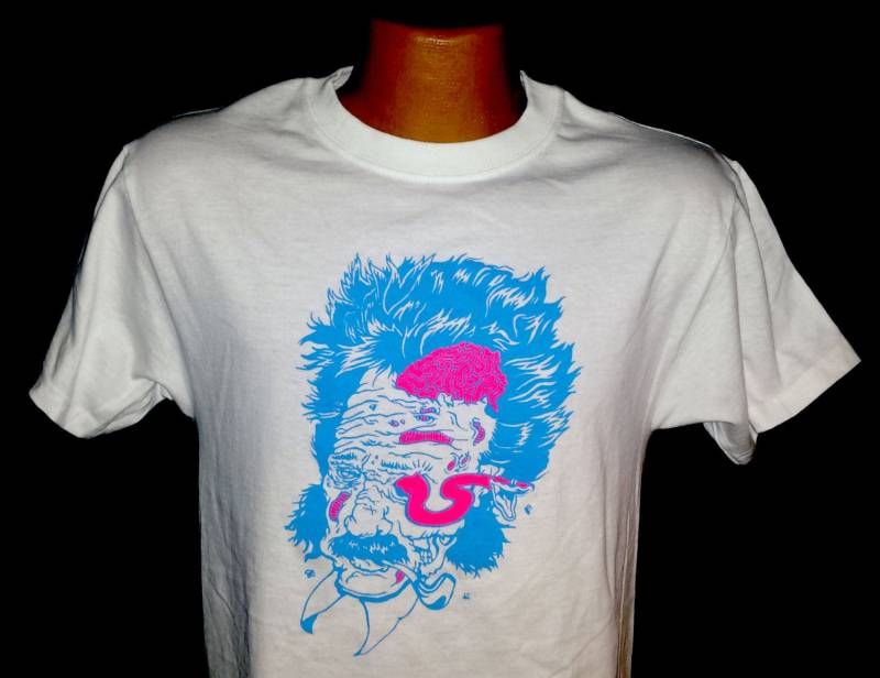 Zombie-Albert Einstein Langarmshirt Blau Und Neon Pink Ink | Alle Größen Zombie-Albert Einstein Langarmshirt Blau Und Neon Pink Ink | Alle Größen von nodemo