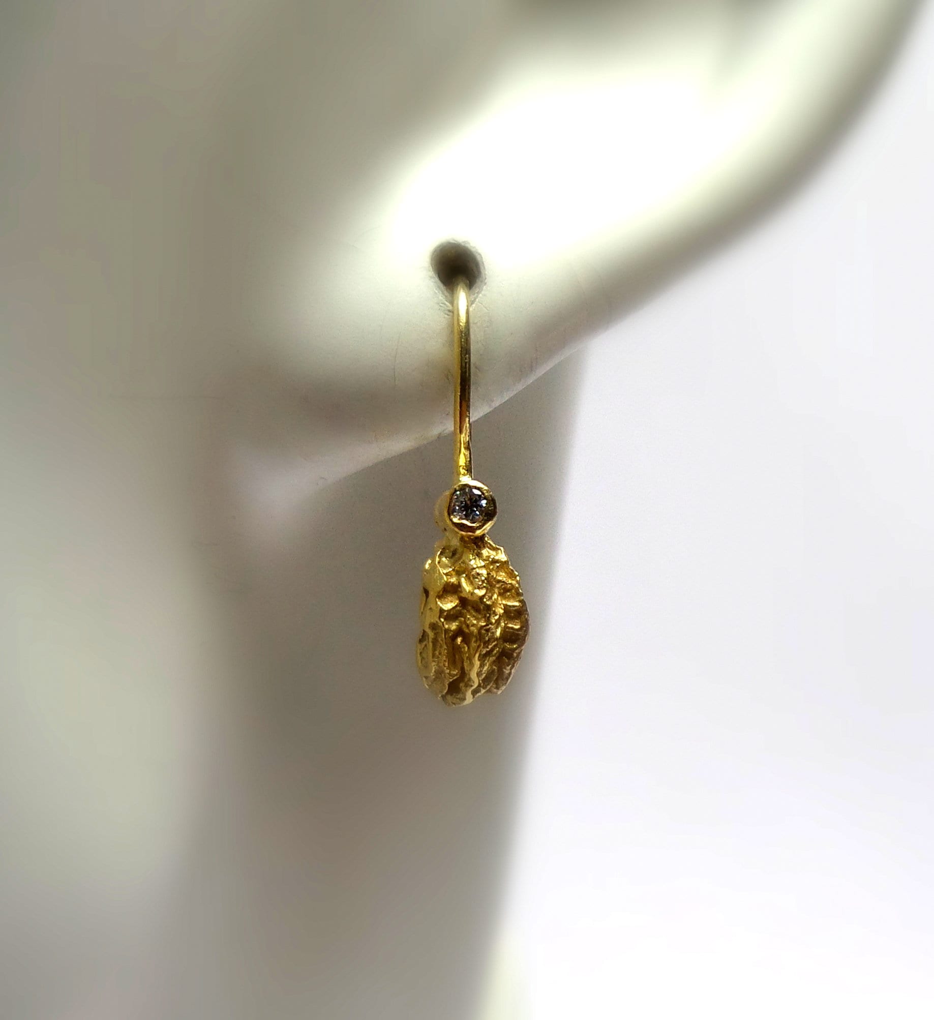 Diamanten Ohrringe - Samen Gold 14K Sammlung Kostenloser Versand Diamanten Ohrringe - Samen Gold 14K Sammlung Kostenloser Versand von nogaseeds