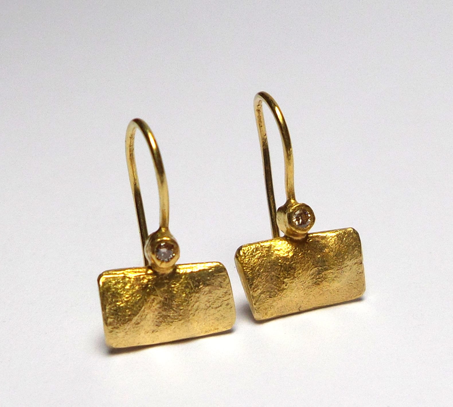 Ohrringe - Goldohrringe 14K Gold Diamanten Samen Sammlung Versandkostenfrei von nogaseeds