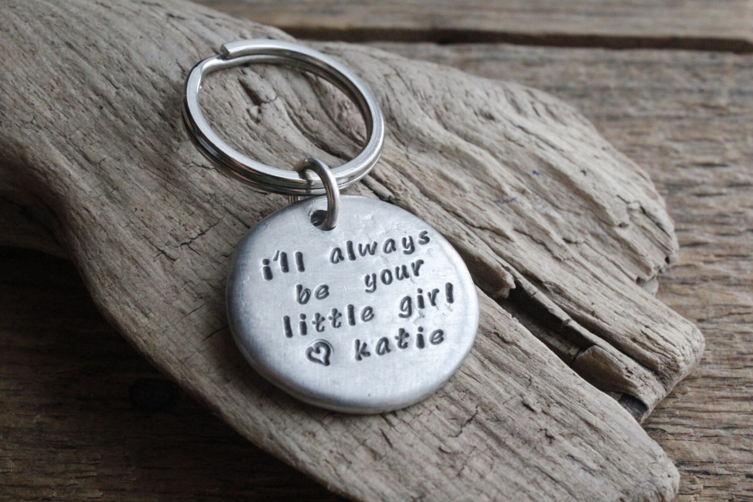 Personalisierter Schlüsselanhänger, Vater Der Braut, Geschenk Für Papa, Von Tochter, Rustikaler Schlüsselbund, Hochzeitsgeschenk von noisycricket