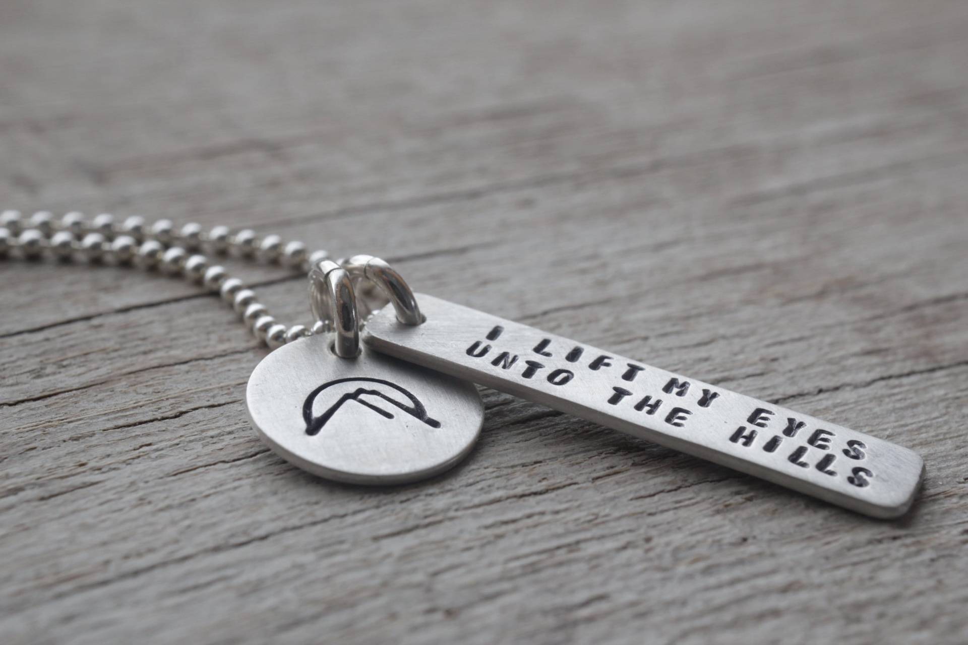 sterling Bibel Vers Halskette/Christlicher Schmuck Religiöses Abschlussgeschenk Geschenk Für Konfirmation Glaube von noisycricket