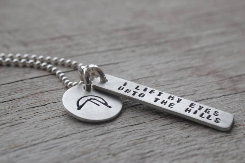 sterling Bibel Vers Halskette/Christlicher Schmuck Religiöses Abschlussgeschenk Geschenk Für Konfirmation Glaube von noisycricket