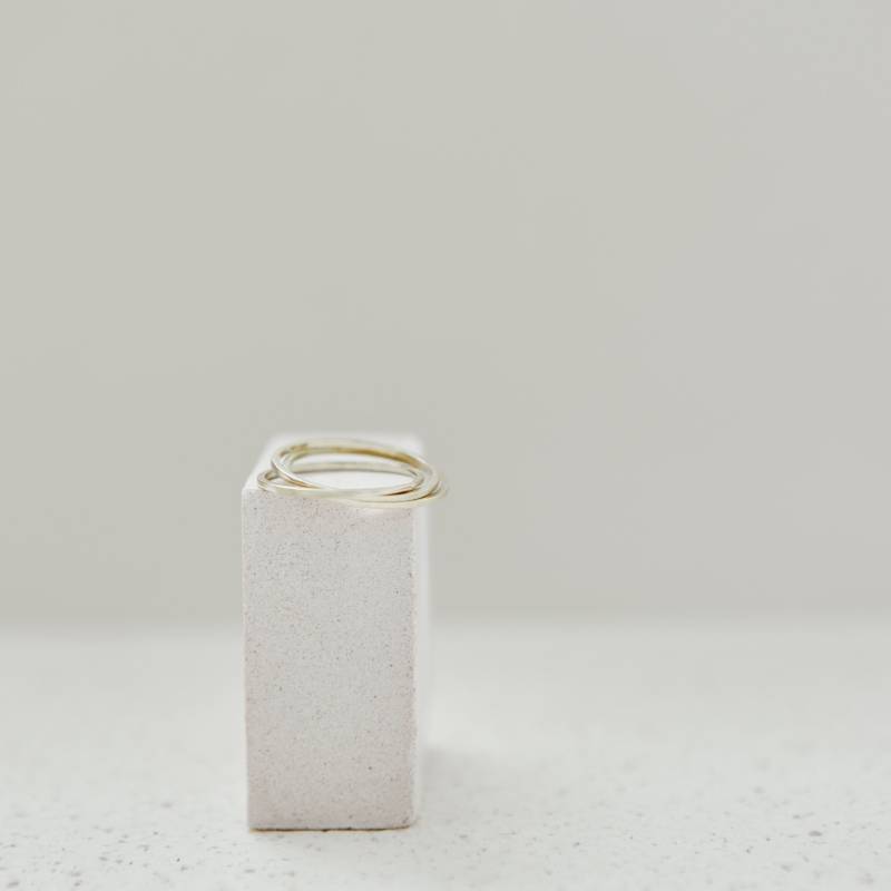 Goldring Aus Verbundenen Ringen von noldavrielink