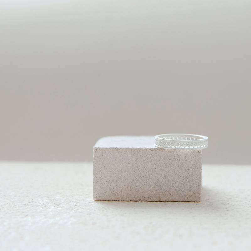 Silberner Durchsichtiger Ring von noldavrielink