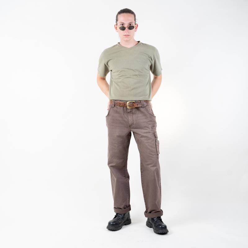 Size L Engelbert Strauss Cargo Pants Crown Vintage Trousers 80S Gender Neutral Many Pockets 90S Aesthetic Y2K Second Hand von nonaClothingVintage