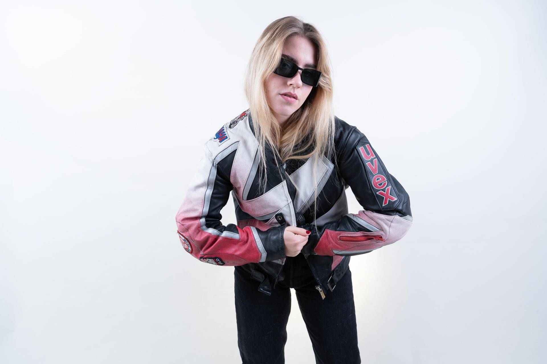 Size M "Vintage Leather Biker Jacket | Retro Motorcycle Classic Coat Stylish Vintage Outerwear von nonaClothingVintage