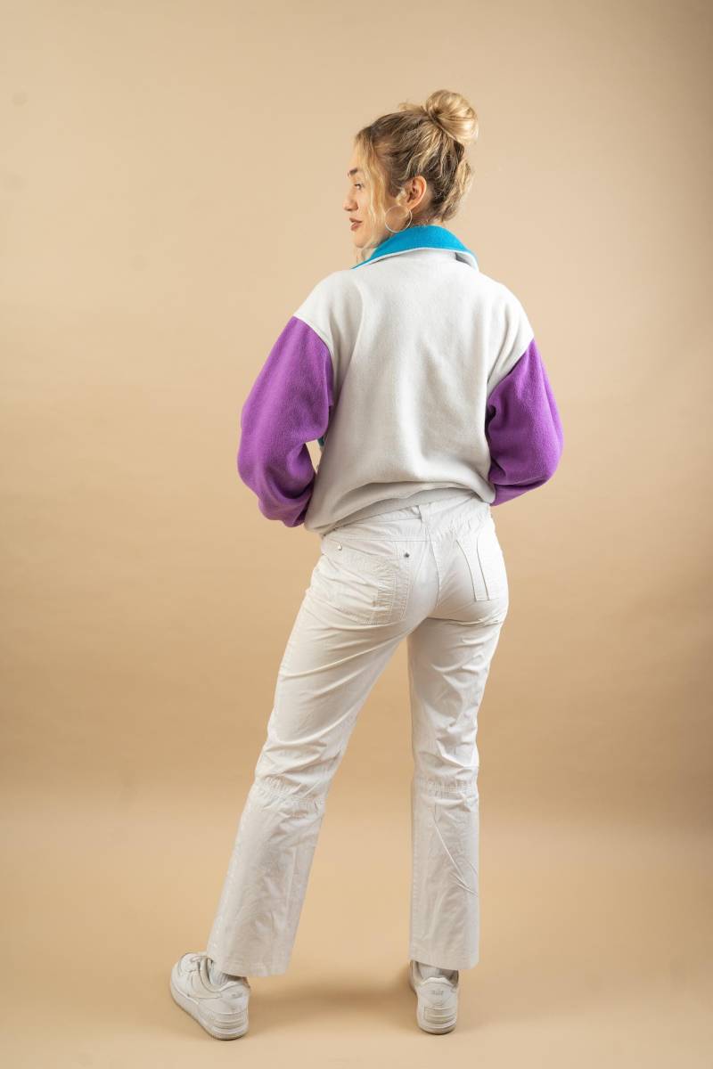 Size S W32/32 White Y2K Denim Jeans Pants Regular Fit 80S von nonaClothingVintage