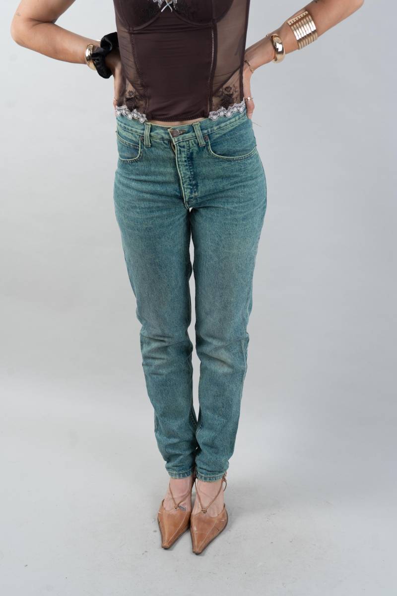 Vintage Denim Jeans Size S - M Waist 30 Medium Washed Original 80S Made in Usa von nonaClothingVintage