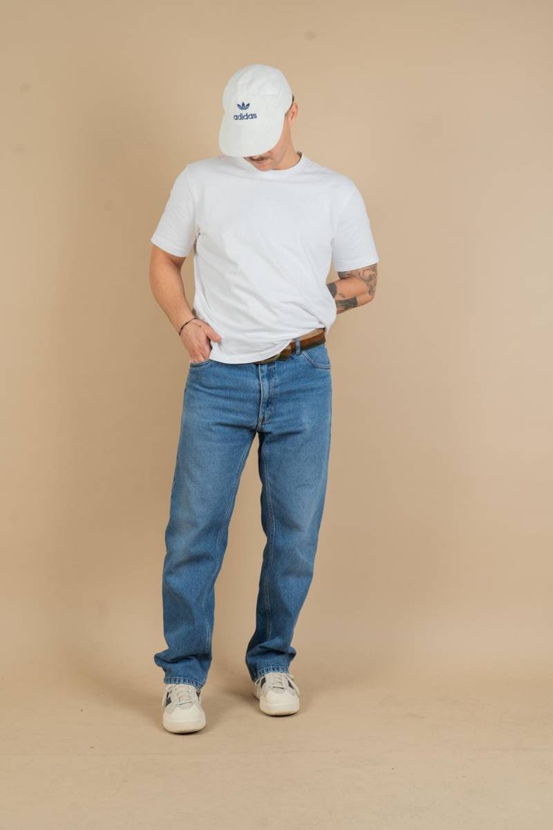 Vintage Youkon Denim Pants Size L Light Wash Baggy Gender Neutral 80S von nonaClothingVintage