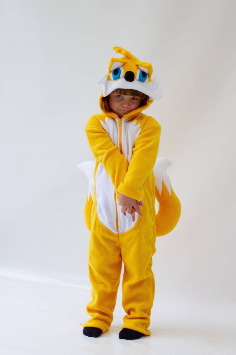 Sonic Tails Onesie 1-7 Jahre/Tail Cosplay von noodlesklobber