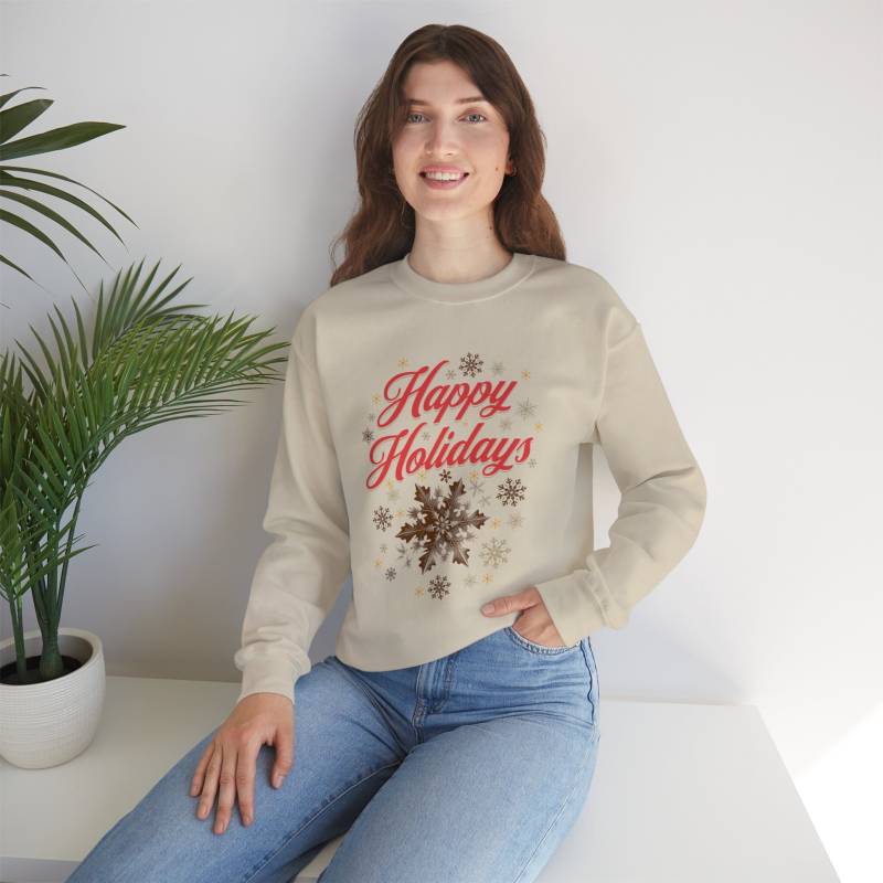 Happy Holiday Sweatshirt Happy Holiday Sweatshirt von noordinaryapparel
