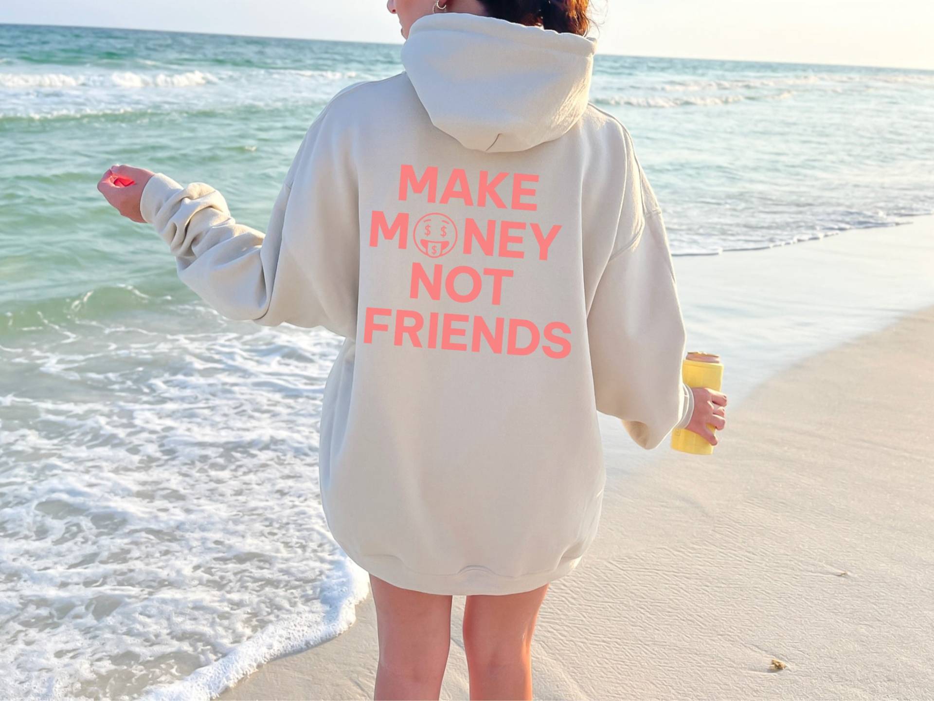 Make Money Not Friends Heavy Blend™ Hooded Sweatshirt von noordinaryapparel