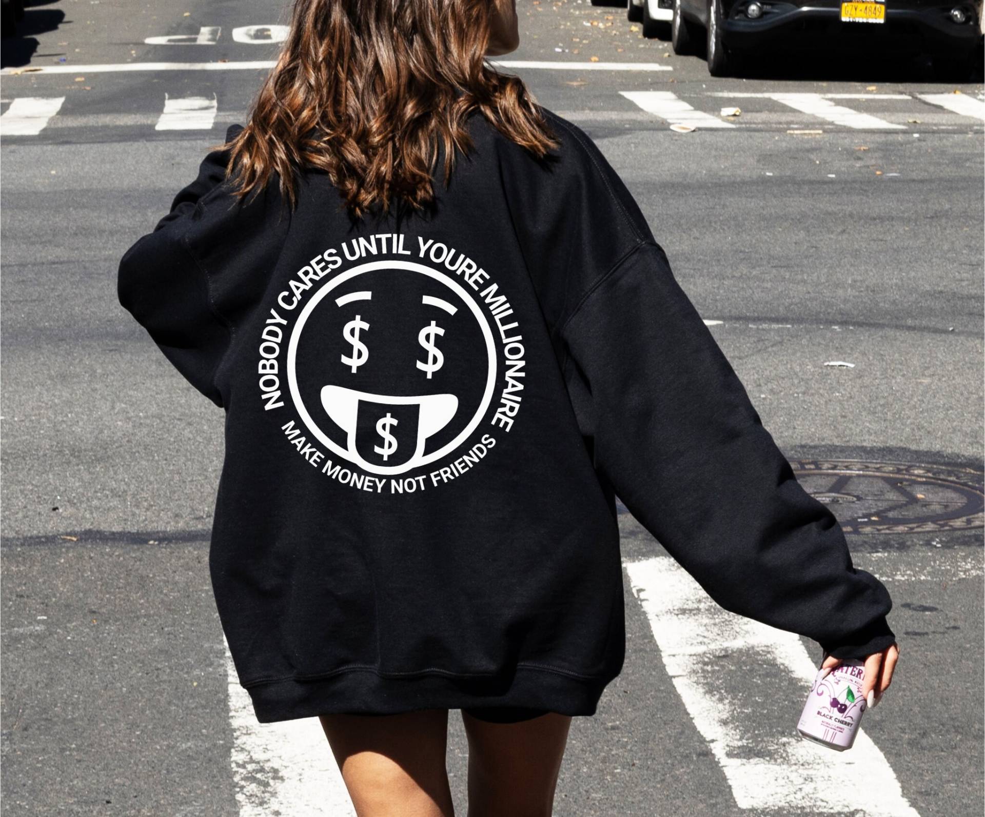 Nobody Cares Until Youre Millionaire Unisex Heavy Blend™ Crewneck Sweatshirt von noordinaryapparel