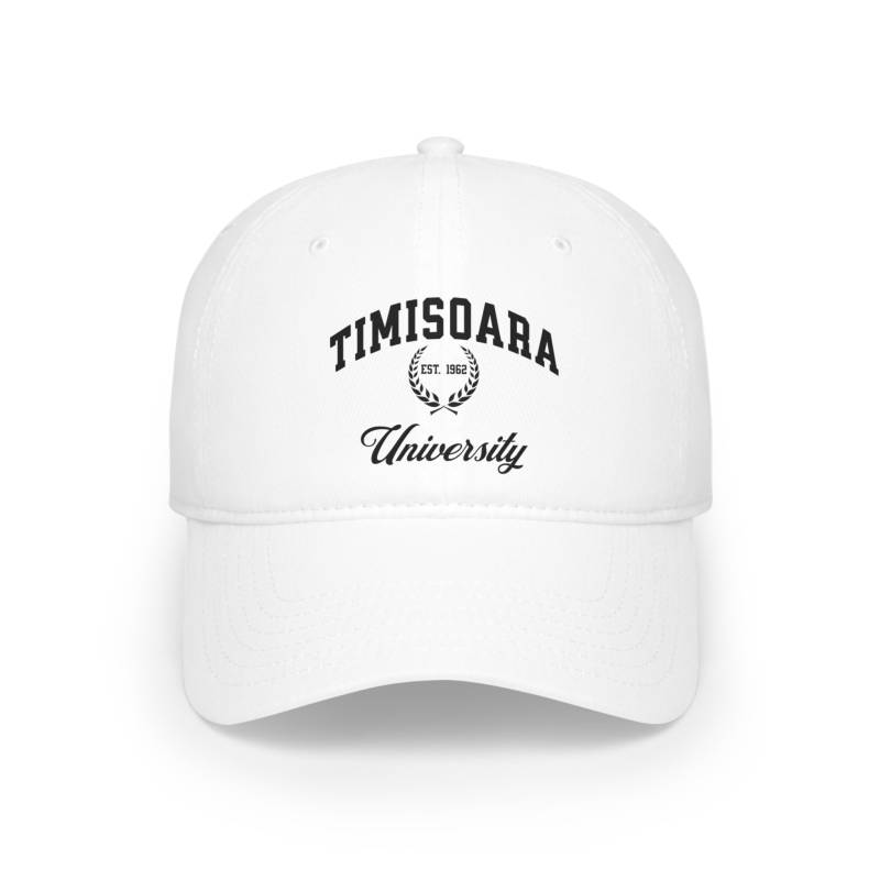 Timisoara University Romania Low Profile Baseball Cap von noordinaryapparel