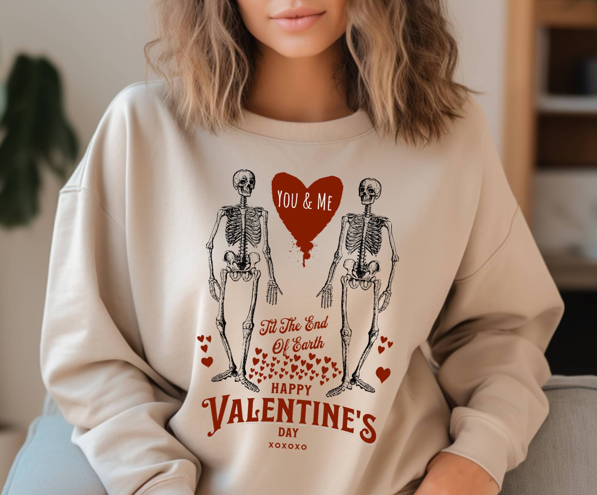 Valentinstag Bis Ans Ende Der Welt Liebes Unisex Crewneck Sweatshirt Valentinstag Bis Ans Ende Der Welt Liebes Unisex Crewneck Sweatshirt von noordinaryapparel
