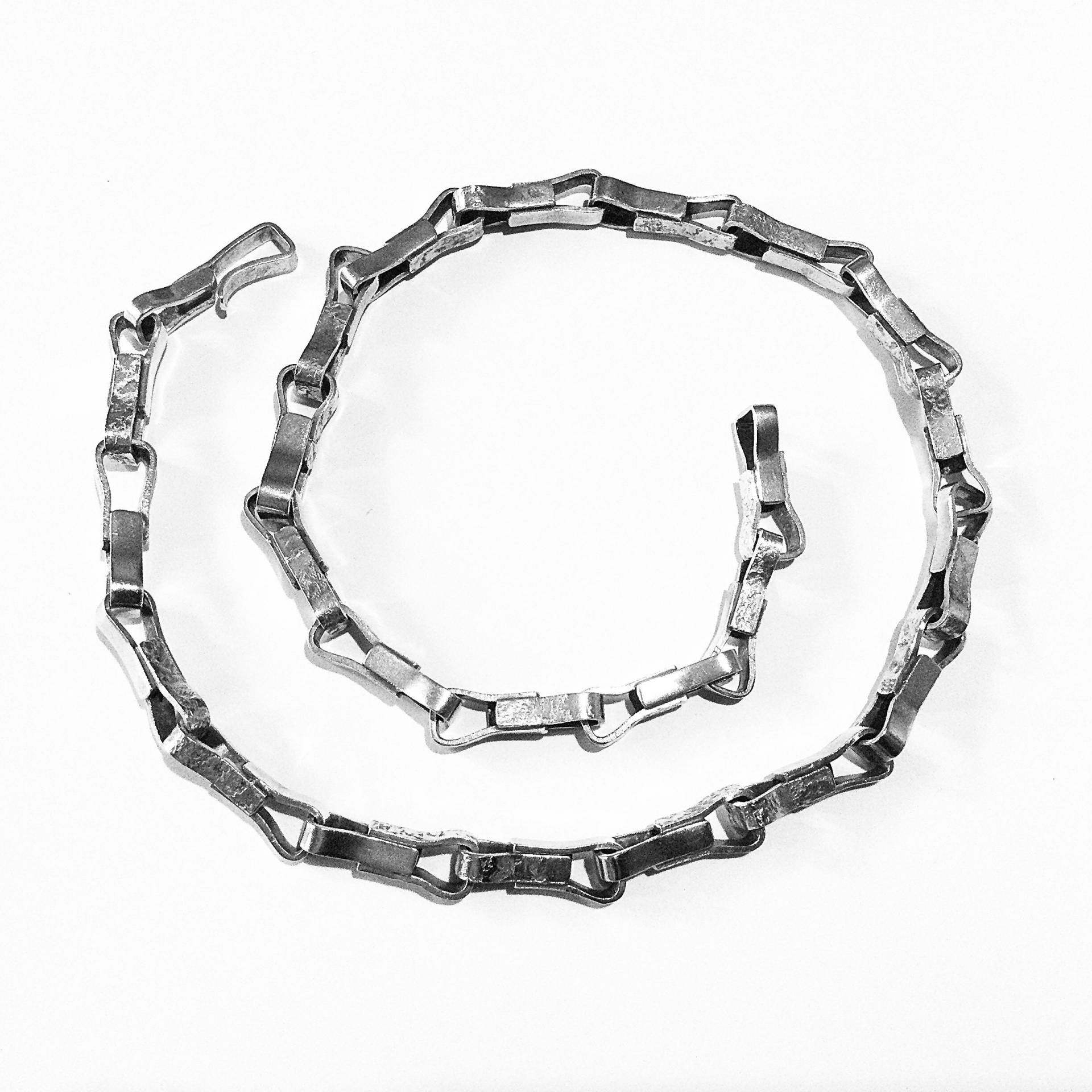 Vintage Sehr Seltene Halskette Entworfen Und Handgefertigt Von Claes Gierta Schwere Silberkette Mit Hakenverschluss 1967 Schweden von nordsilver