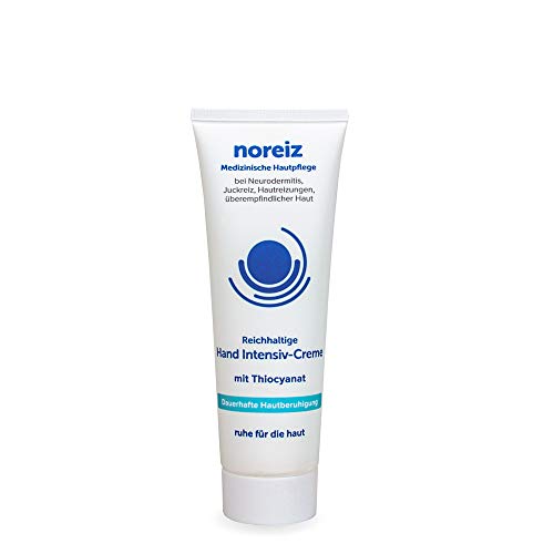 noreiz Reichhaltige Hand Intensiv-Creme • Spezialpflege für gereizte, trockene und strapazierte Hände • Medizinische Hautpflege bei Neurodermitis, Juckreiz, Hautreizungen • 50 ml von noreiz