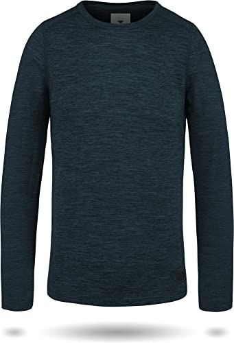 Kinder Merino Langarm Shirt Ski-Unterhemd Thermounterwäsche Funktionsshirt aus 100% Bio-Merinowolle für Junge und Mädchen Farbe Petrol Größe 134-140 von normani