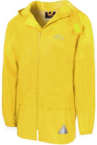 Outdoor Regenjacke Laufjacke Fahrradjacke mit Kapuze und "3M Scotchlite" Reflektoren beidseitig für maximale Sicherheit Farbe Signalgelb Größe 7/L Outdoor Regenjacke Laufjacke Fahrradjacke mit Kapuze und "3M Scotchlite" Reflektoren beidseitig für maximale Sicherheit Farbe Signalgelb Größe 7/L von normani