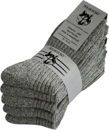 normani 10 Paar Warme Norweger-Arbeitssocken, mit Frotteesohle, 80% Schafwolle, ohne Gummidruck Farbe Grau Größe 43-46 normani 10 Paar Warme Norweger-Arbeitssocken, mit Frotteesohle, 80% Schafwolle, ohne Gummidruck Farbe Grau Größe 43-46 von normani