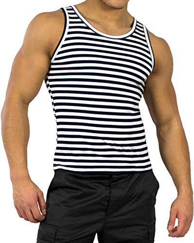 Russisches Marine Shirt in verschiedenen Ausführungen Farbe Weiß/Blau-Unterhemd Größe 4XL Russisches Marine Shirt in verschiedenen Ausführungen Farbe Weiß/Blau-Unterhemd Größe 4XL von normani
