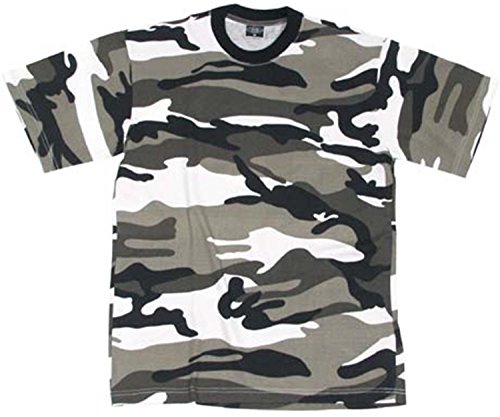 US/BW T-Shirt, klassisches Armee-T-Shirt, in 13 Auswahl, in den Größen S-3XL Farbe Urban Größe M von normani