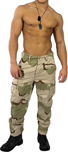 US Rangerhose Freizeithose Rangerhose BDU Style Farbe 3 Color Desert Größe 4XL von normani