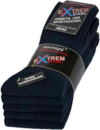 normani 20 Paar EXTREM Stabile Arbeitssocken - Sportsocken - Ferse und Spitze EXTRA verstärkt - Ohne Gummidruck Farbe Dunkelblau Größe 43/46 normani 20 Paar EXTREM Stabile Arbeitssocken - Sportsocken - Ferse und Spitze EXTRA verstärkt - Ohne Gummidruck Farbe Dunkelblau Größe 43/46 von normani